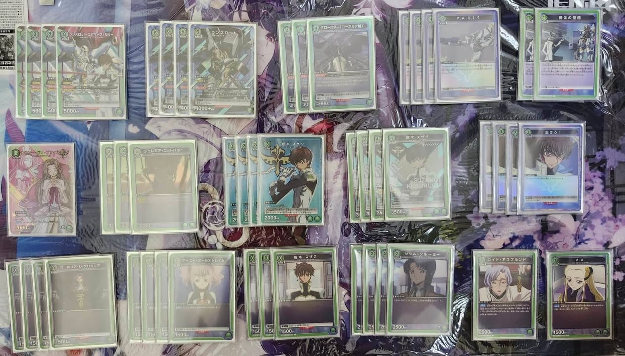 綠魯路修 蘭斯洛特 Code Geass 反叛的魯路修 上位卡表