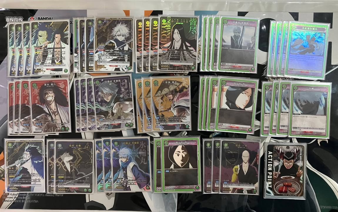 綠死神 劍八卯之花小白 BLEACH 死神 千年血戰篇 上位卡表